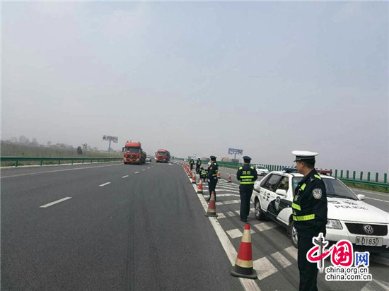 咸阳高交大队全力以赴保民平安