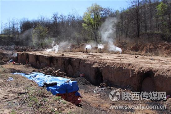 宜川公安铁腕整治“土木炭窑”