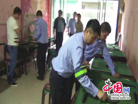 陕西韩城警方捣毁一赌博窝点 抓获涉赌人员11名
