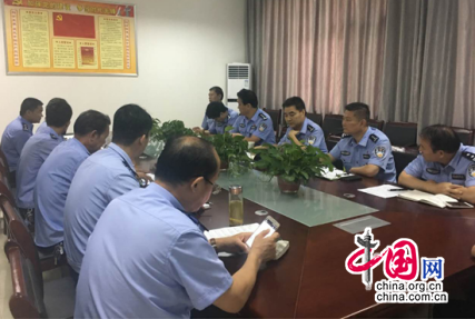 韩城公安象山分局开展主题党日活动 铸牢忠诚警魂