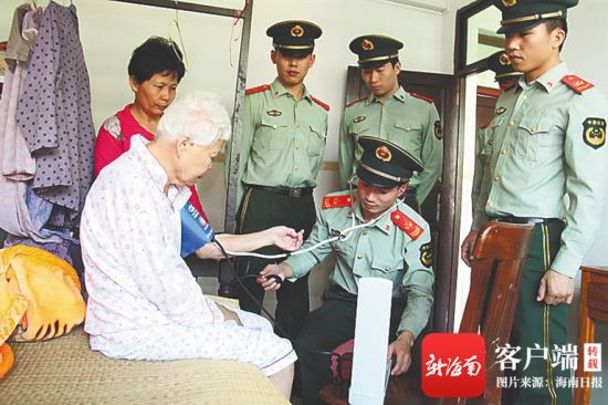 驻文昌某部官兵开展义诊活动。文昌市退役军人事务管理局供图 驻文昌某部官兵开展义诊活动。文昌市退役军人事务管理局供图