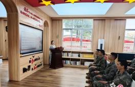 恩平市退役军人事务局开展“送法进军营 共建军民情”活动