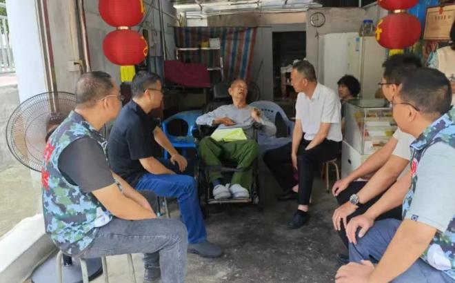 江门新会开展全国助残日残疾退役军人走访慰问活动