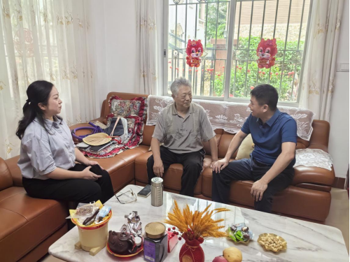 湛江市退役军人事务局开展“七一”走访慰问活动