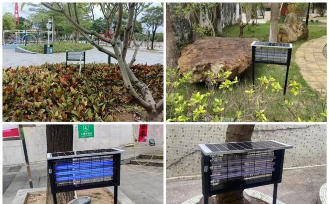 江门市江海区驻地部队捐赠30台灭蚊灯筑牢健康防线